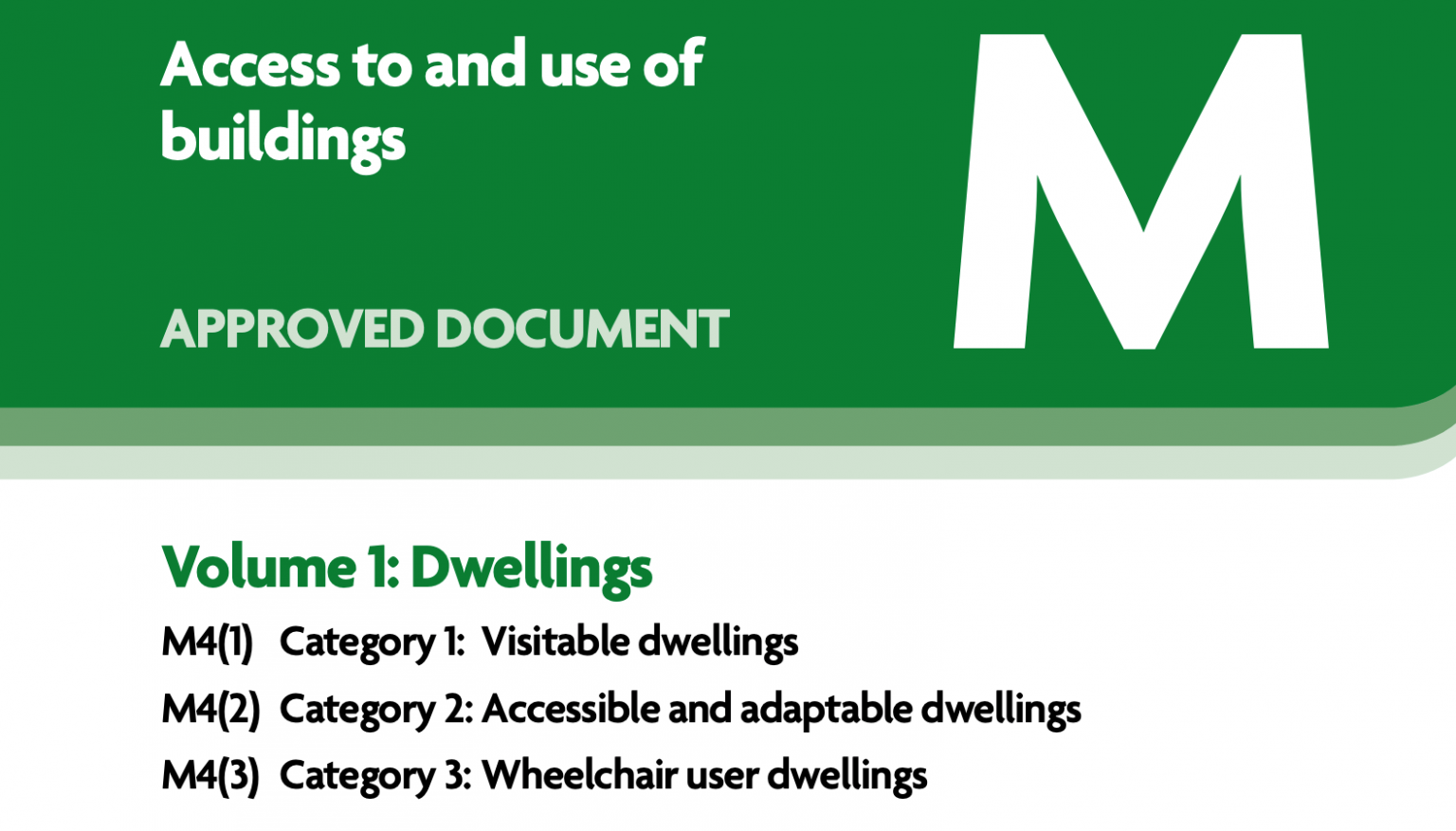 Part M Building Regulations Building Regulations For Accessible